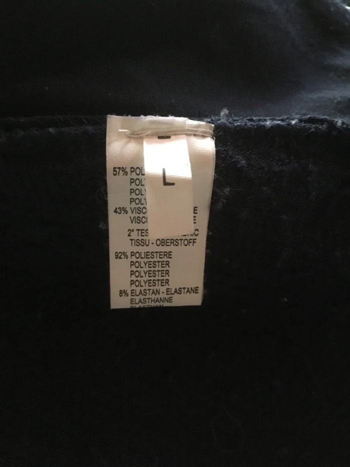 Manteau bleu marine taille L - photo numéro 5