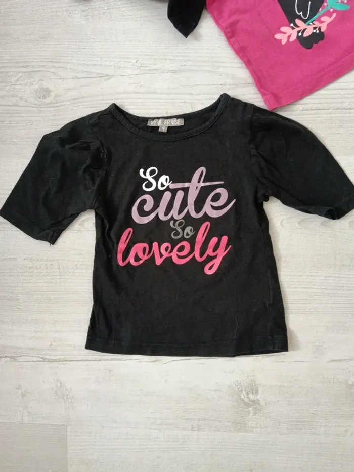 Lot 5 Tshirt manches courtes 4 ans - photo numéro 4
