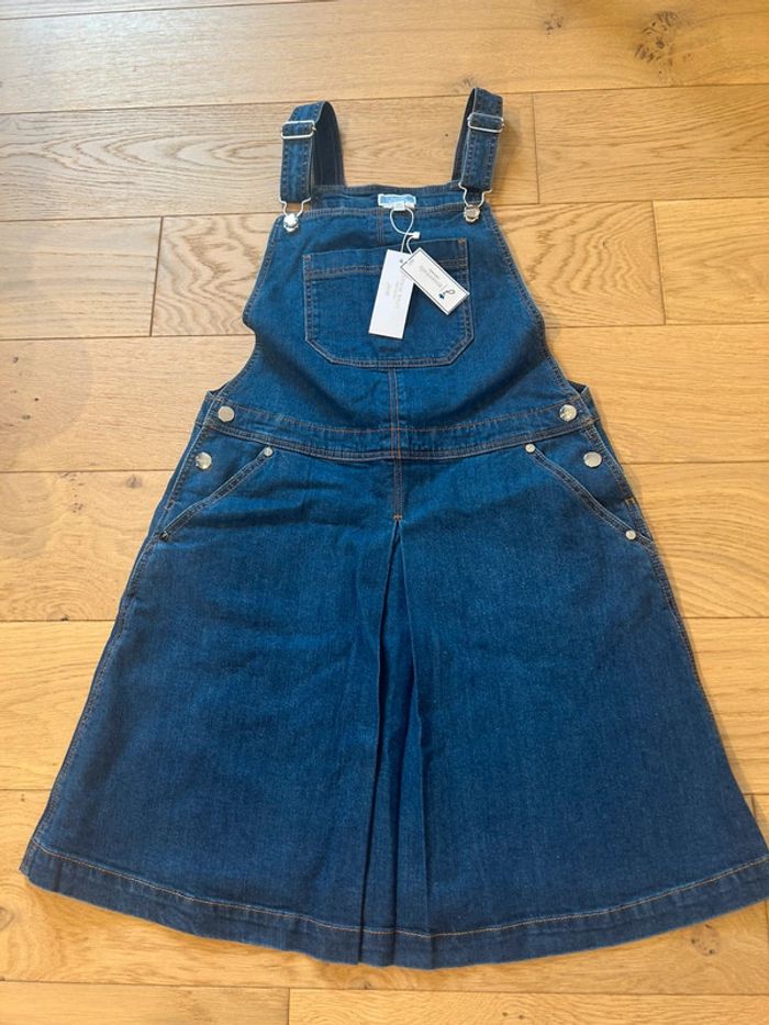 Robe en jeans salopette Jacadi 12 ans neuve avec étiquette robe Jacadi 2025 - photo numéro 2