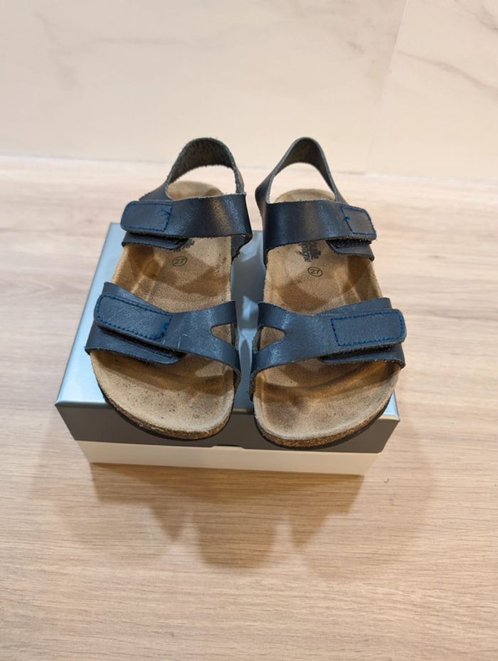 Sandales bleu marine Citrouille et Compagnie - Taille : 29 - photo numéro 2