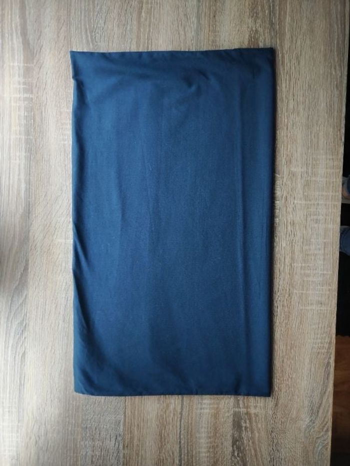 Taie d'oreiller bleu
