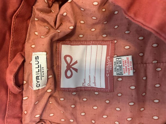 manteau fille cyrillus 12 ans très bon état - photo numéro 2