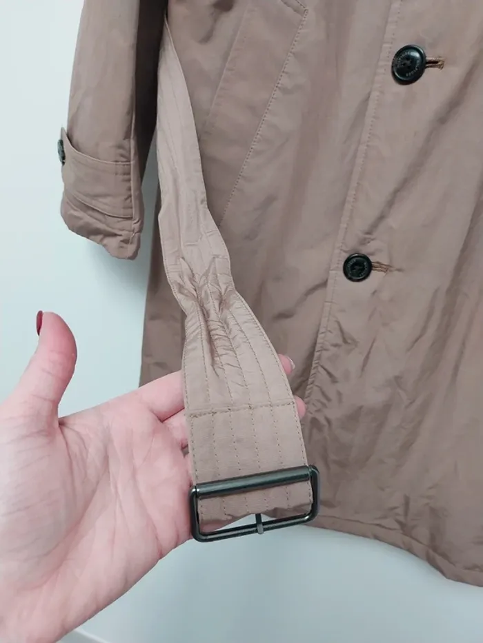 Trench long beige Tommy Hilfiger L - photo numéro 3