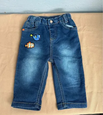 Jean souple Disney bleu dory et nemo 6 mois