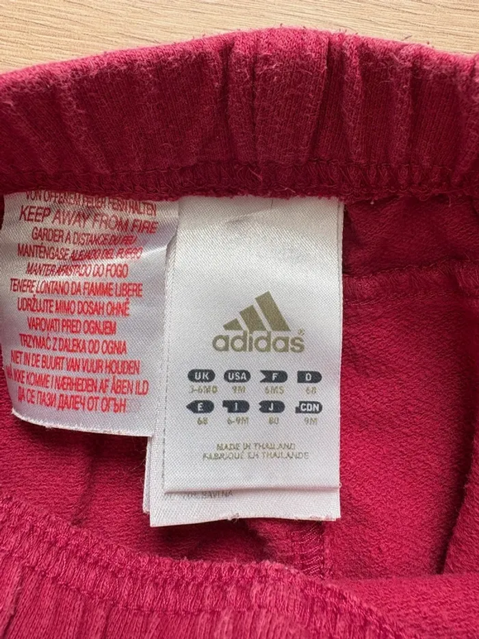 Jogging bébé Adidas Rose 6 mois - photo numéro 4