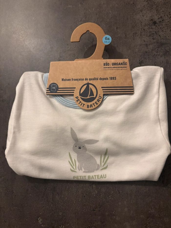 Tee-shirt petit bateau,garçon(6 ans )