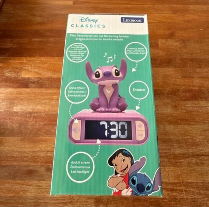 Réveil veilleuse disney classic angel avec sons et mélodies - photo numéro 2