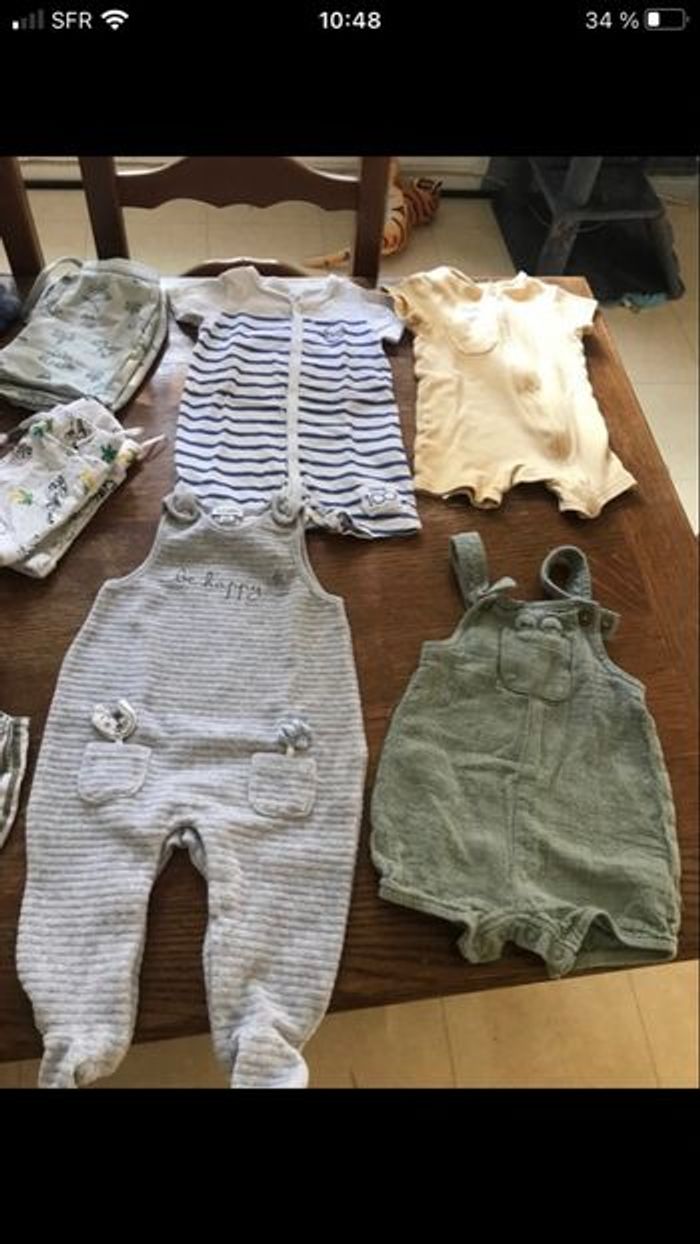 Lot vêtements été bébé garçon 6 mois - photo numéro 5