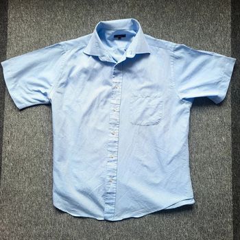 Chemise Tex Man Homme 43/44 – Bleu Ciel – Manches Courtes – Classique & Confortable