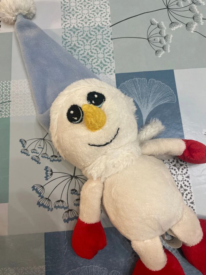 Peluche bonhomme de neige - photo numéro 2
