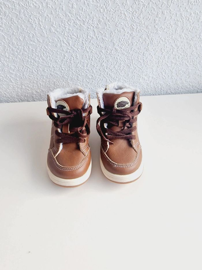 H&M - Baskets hautes doublées, à lacets - Pointure : 22 - photo numéro 3