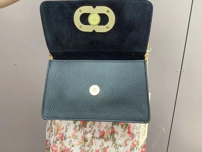 Petit sac à main noir Suie Valentini – Neuf avec étiquette – Cuir véritable - photo numéro 4