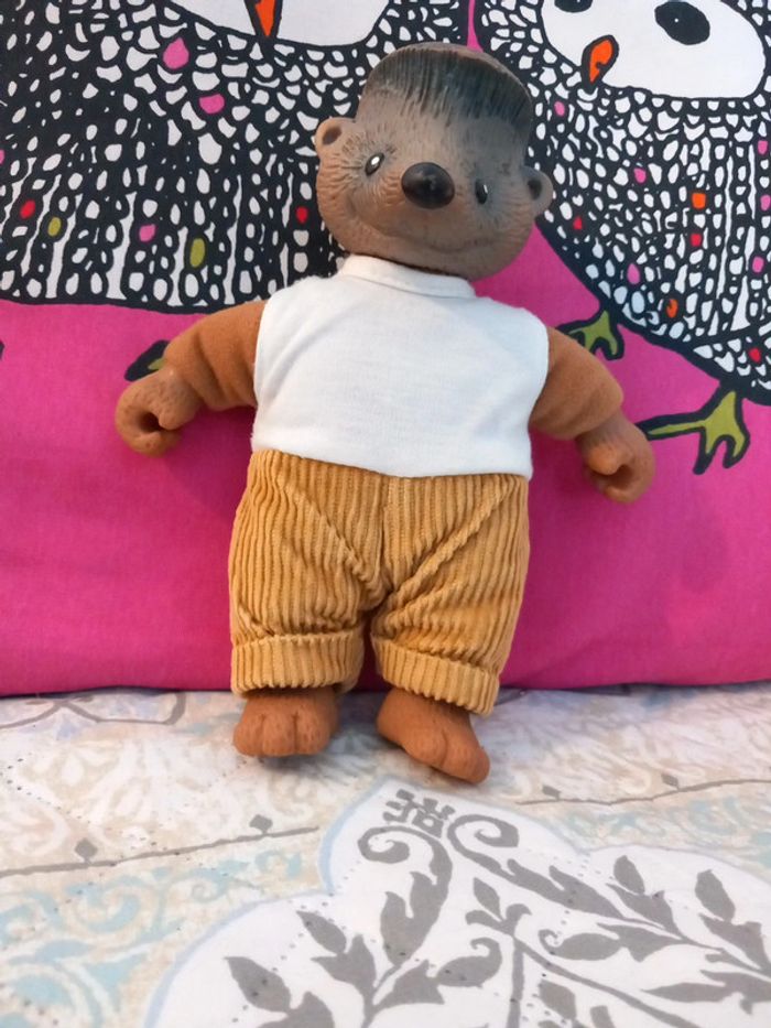 Peluche poupée hérisson copain de la foret berchet 20cm - photo numéro 6