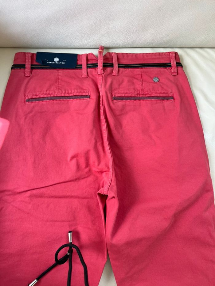Pantalon homme Serge blanco été taille 38. 29 rouge clair à rose foncé - photo numéro 2