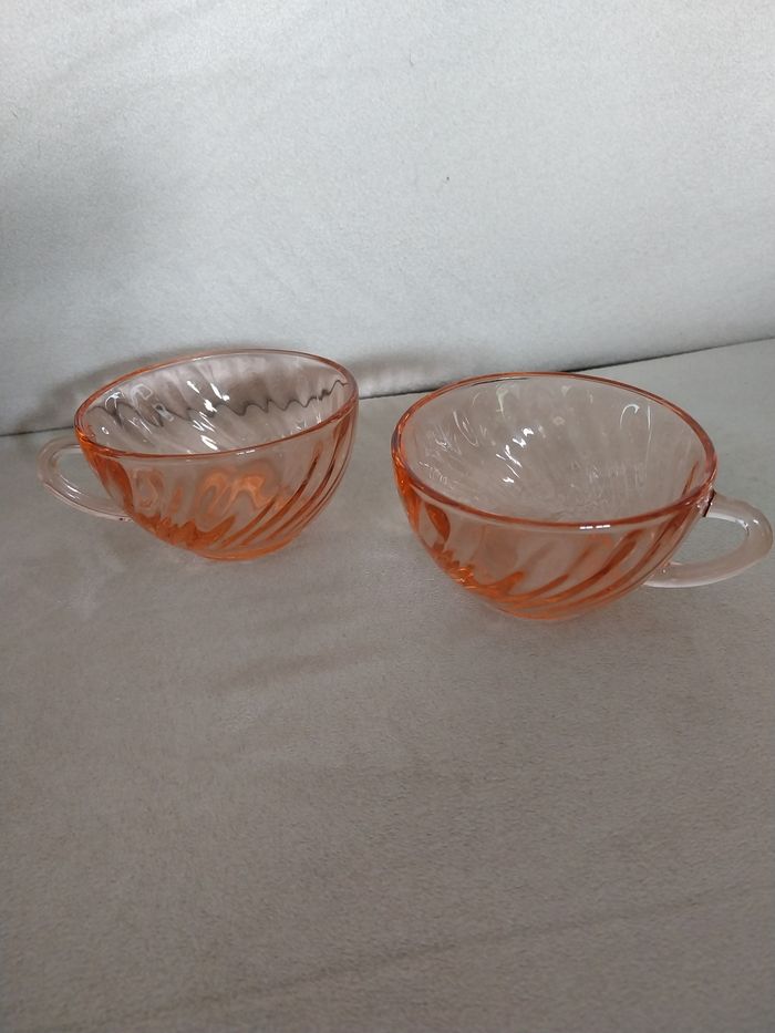 2 tasses à café vintage Rosaline
