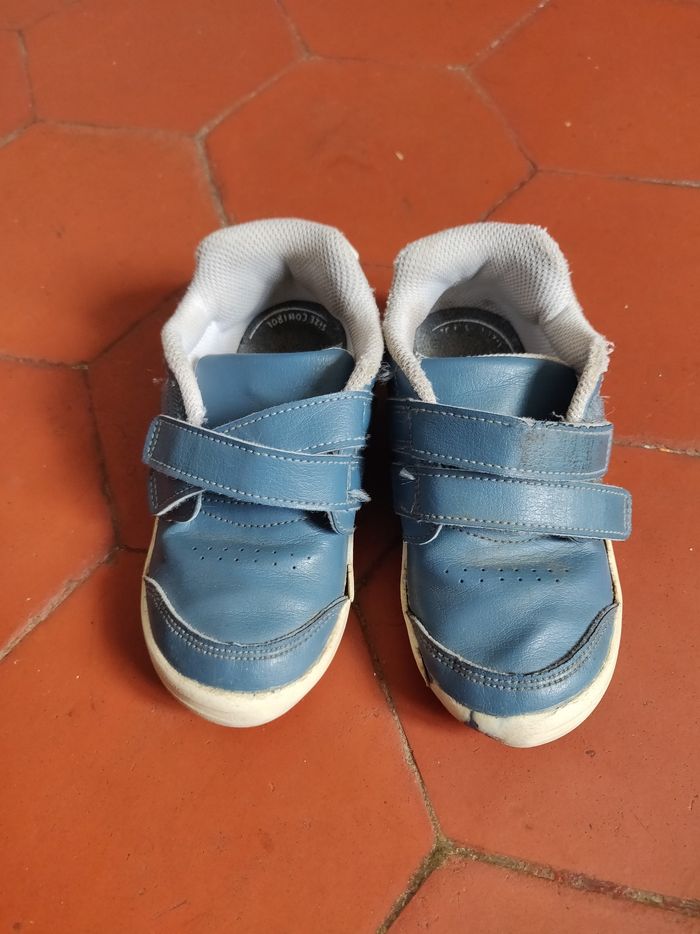 Chaussures Decathlon I-Move bleues taille 28 - photo numéro 2