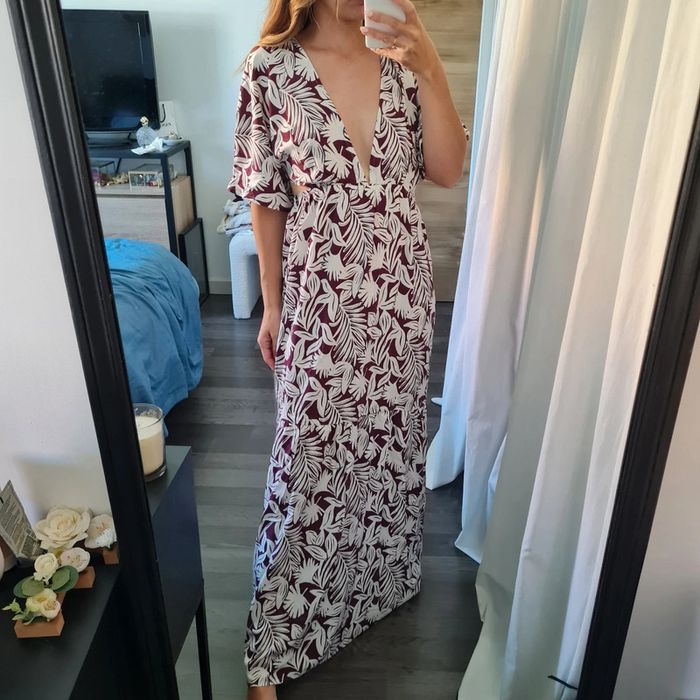 Robe longue à motif 💜
