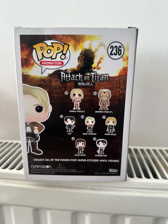 Funko pop Attack on Titan Annie Leonhart 236 SNK L' attaque des Titans! - photo numéro 3