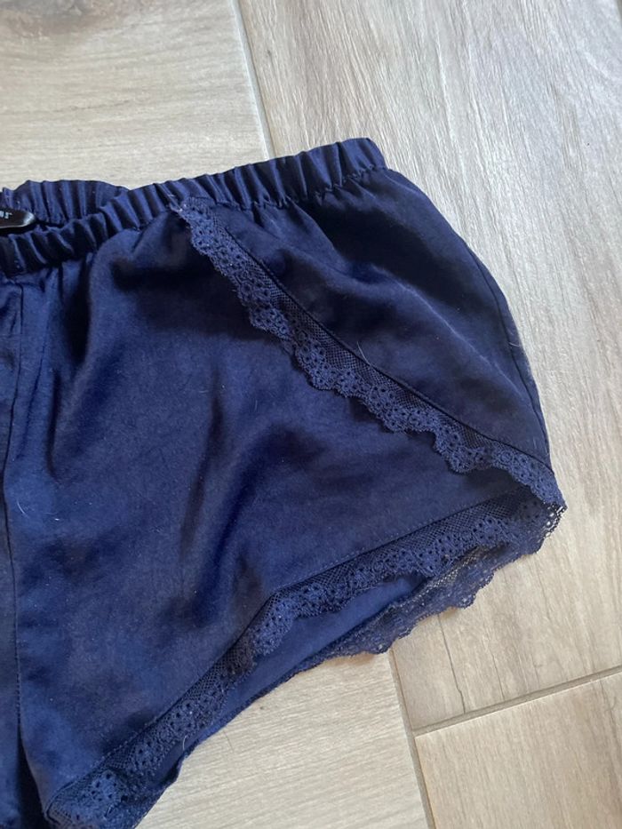 Short de pyjama bleu marine - photo numéro 2