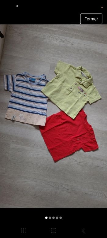 Lot de 3 Tee-shirts garçon 3 mois
