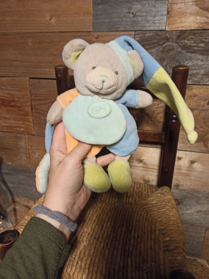 Peluche doudou ours baby nat be - photo numéro 4