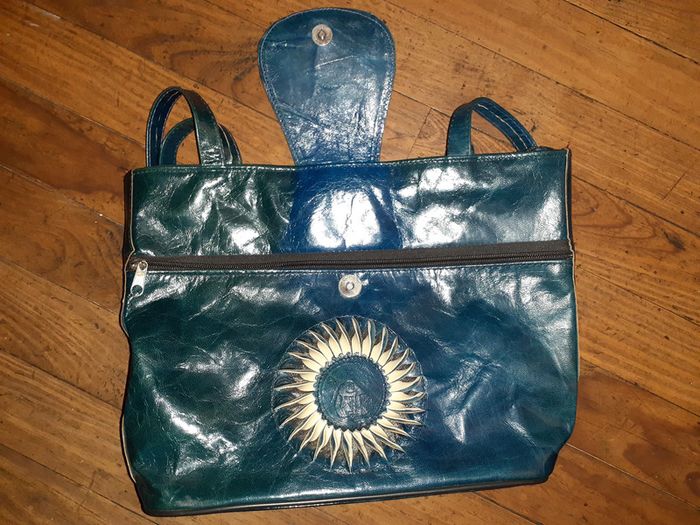 Sac à main tout cuir - photo numéro 2