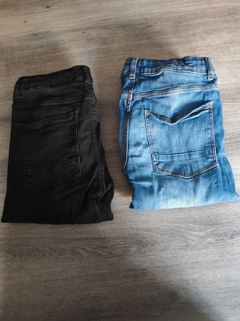 2 jeans XS slim kiabi