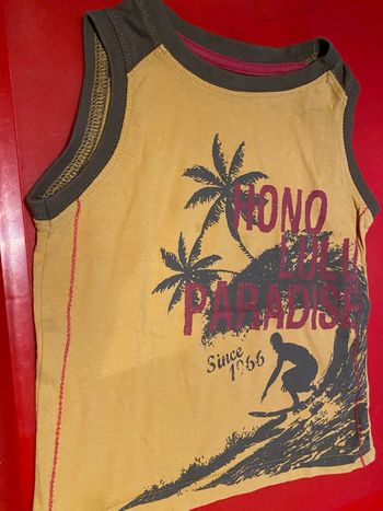3 tee shirt sans manches 3 ans 