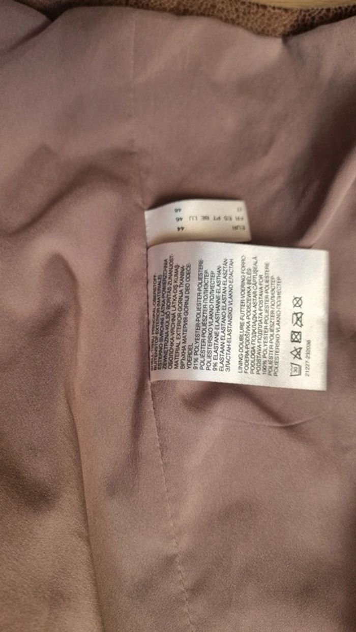 Veste blouson légère 44 XXL neuve camel - photo numéro 2