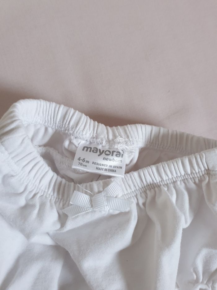 Bloomer mayoral 🎀4-6mois/70cm - photo numéro 3