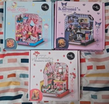Construction miniature Diy Hello kitty, m'y melody's et kuromi's