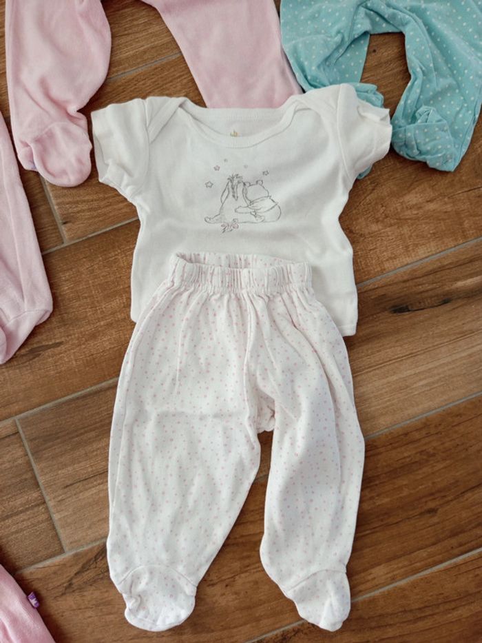 Lot 6 pyjamas fille 9/12 mois. - photo numéro 4
