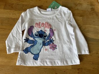 Tee shirt manche longue stitch Disney
