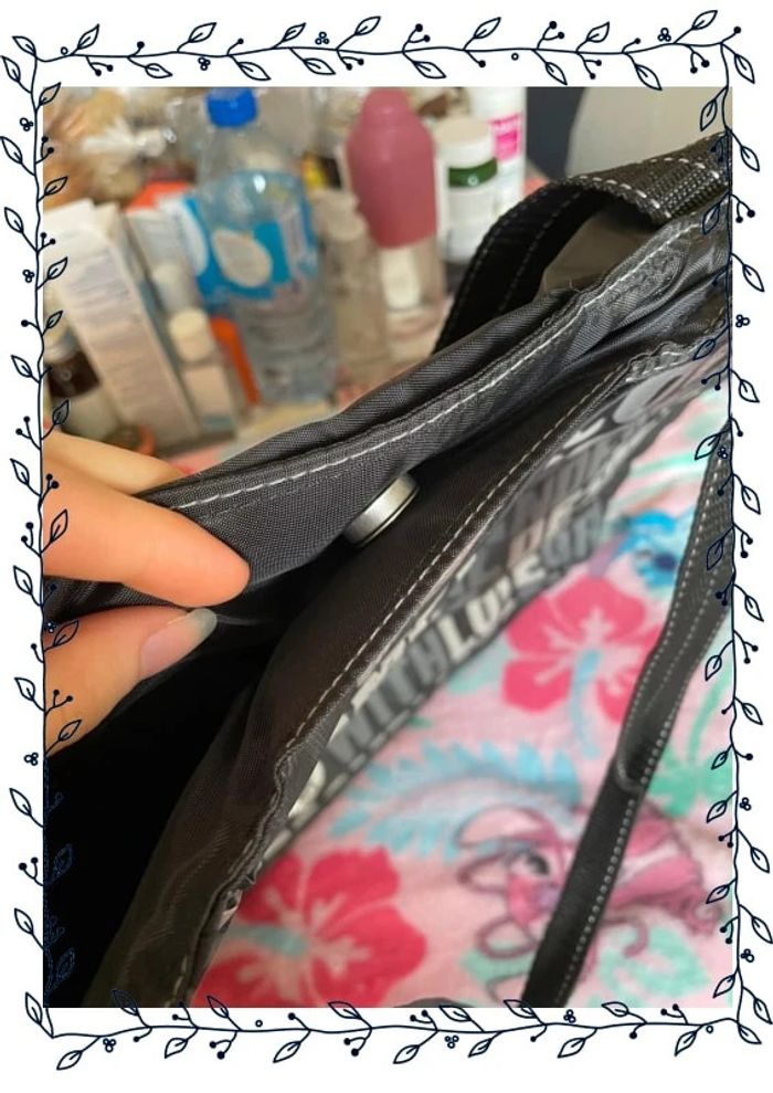 Sac en toile Complices noir à motifs - photo numéro 8