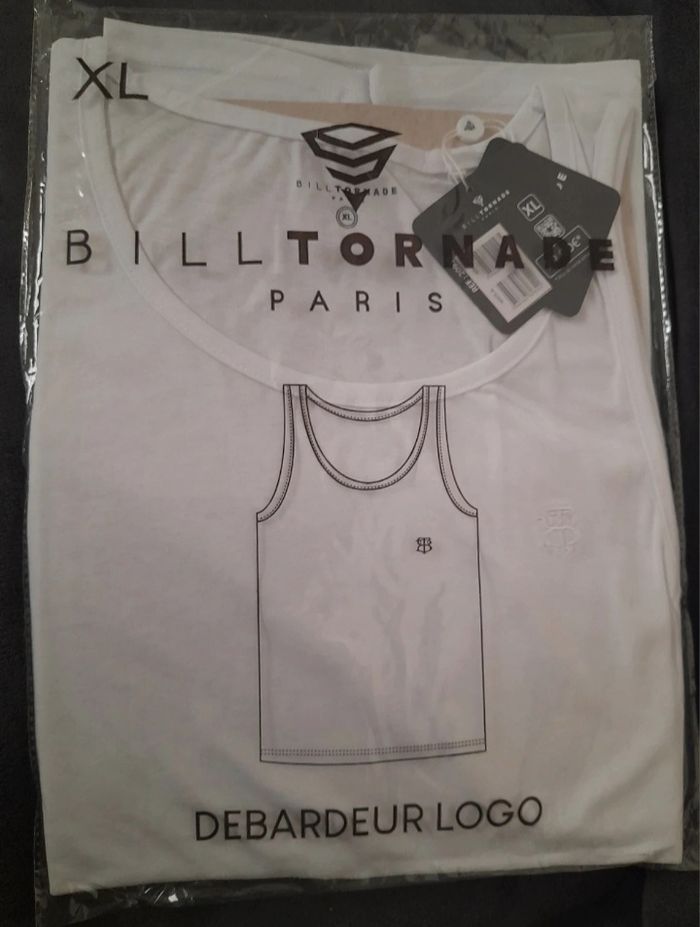 Débardeur blanc homme 100% coton