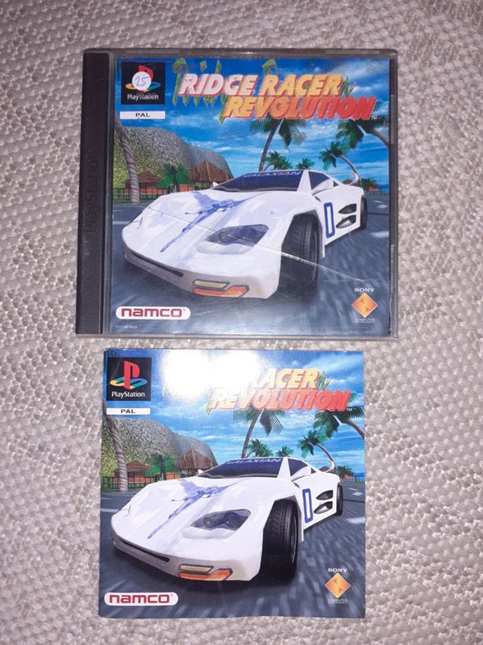 Playstation 1 ps1 ridge racer Revolution