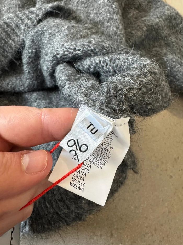 Pull gris My1996, neuf, taille unique - photo numéro 4