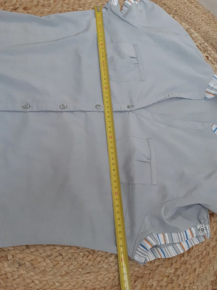 Chemise grise cintrée Logoclub T40 - photo numéro 7