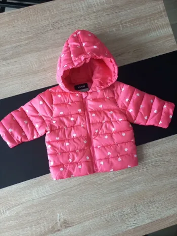 Doudoune fille rose 9 mois