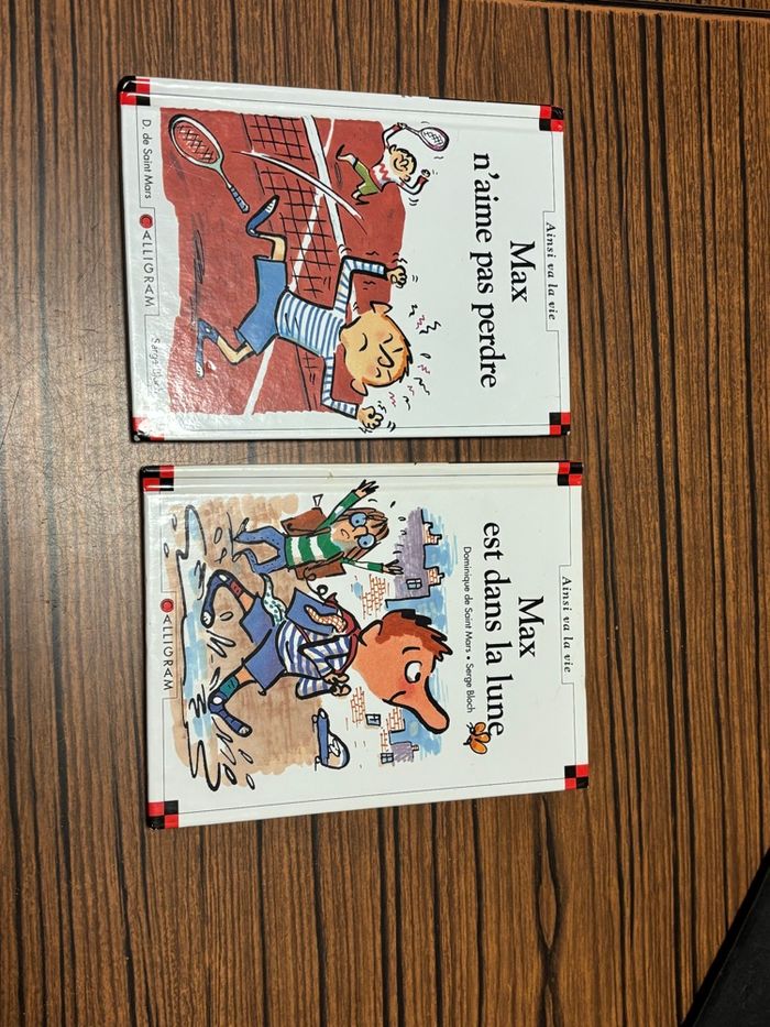 lot de 2 livres Max et Lili