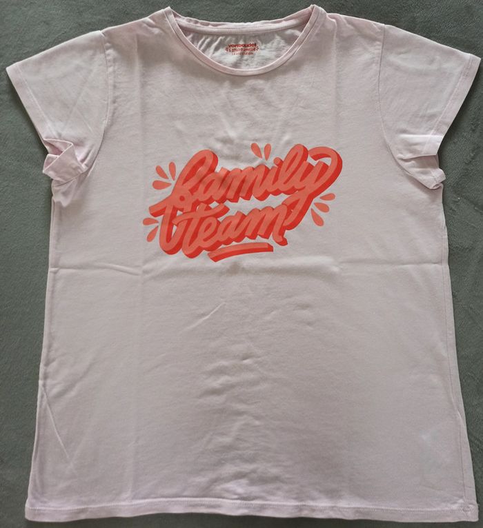 Tee-shirt fille de la marque "Vertbaudet" en excellent état. Taille 14 ans - photo numéro 2