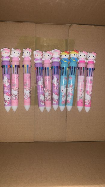 Stylo 10 couleurs hello Kitty