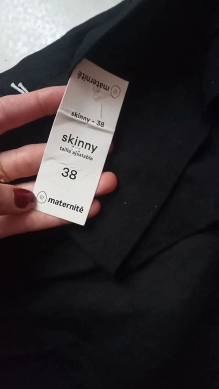 Pantalon maternité noir foncé neuf - photo numéro 6