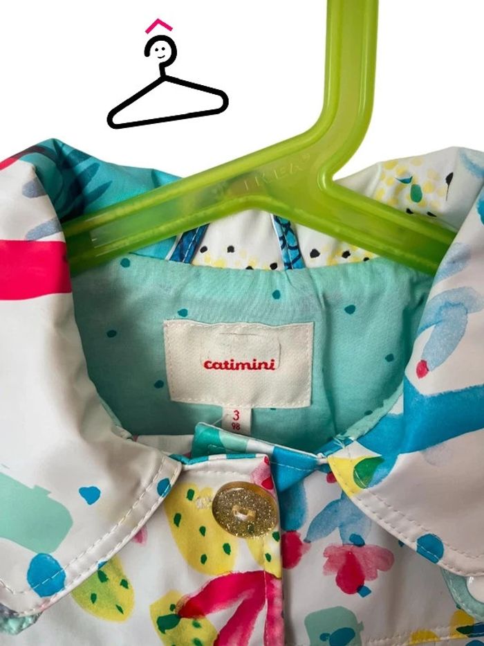 Ciré / imperméable Catimini multicolore - 3 ans (98cm) - photo numéro 4