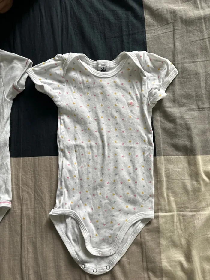 Lot de 2 bodies 36 mois manche courte petit bateau - photo numéro 4
