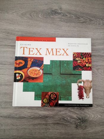 Je vends ce livre de recettes spécial tex mex
