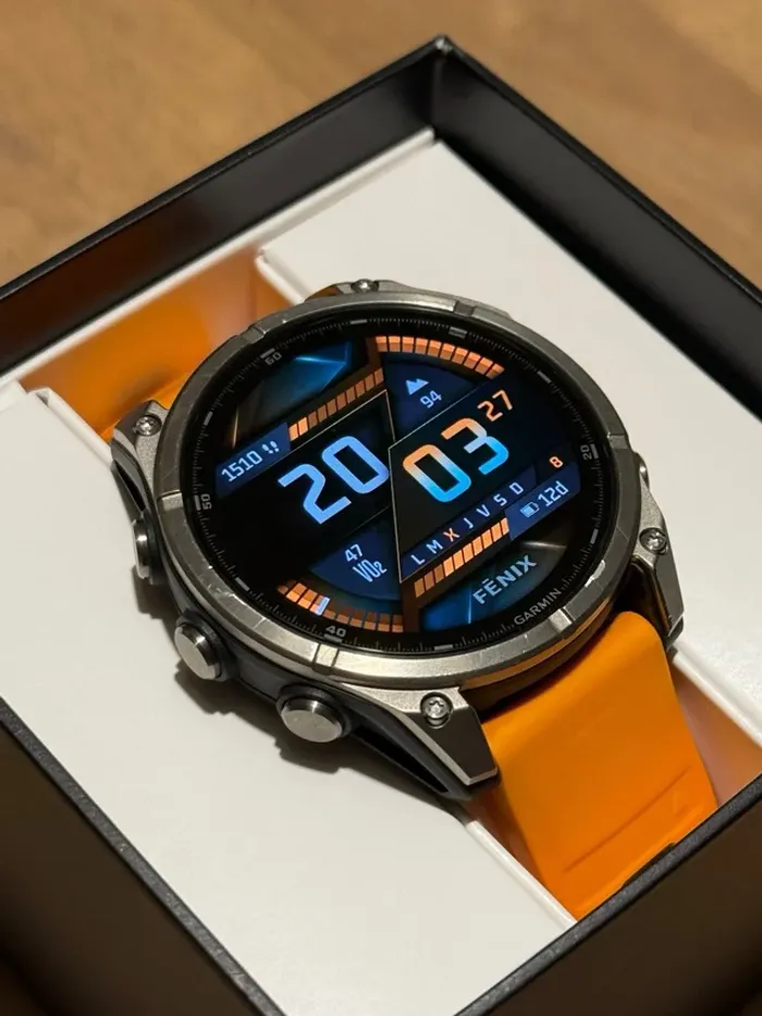 Garmin Fenix ​​8 Sapphire Titanium (47 mm) - photo numéro 2