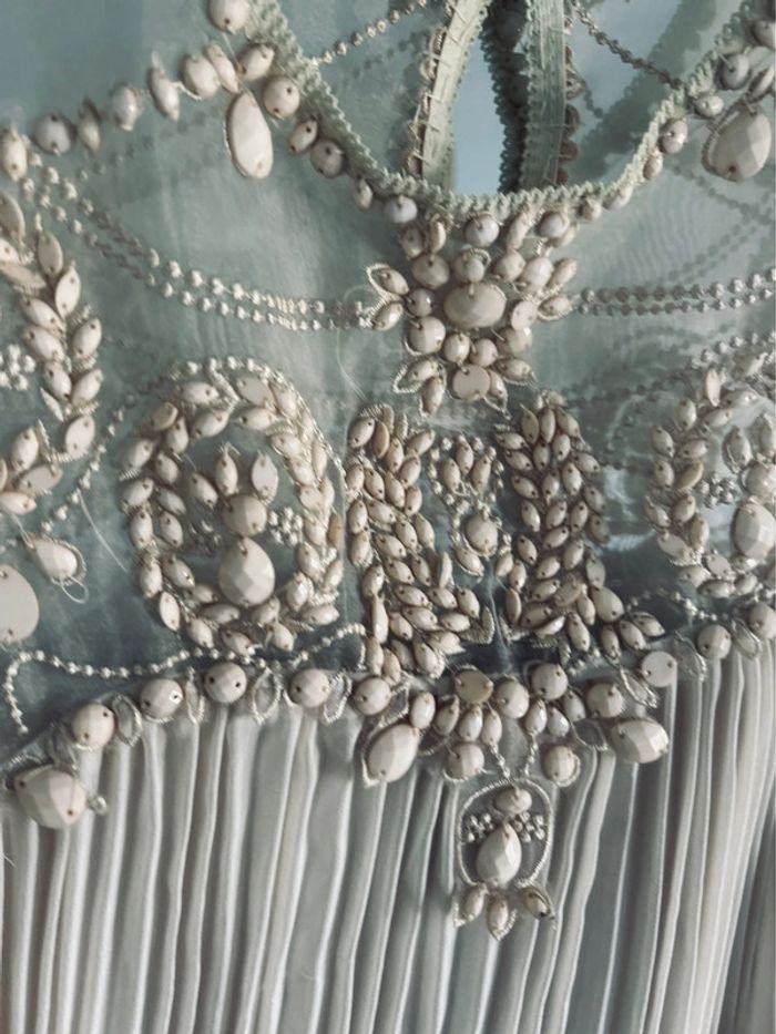 Sublime robe Asos nude bohème cérémonie neuve étiquette - photo numéro 5