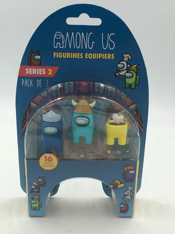 Coffret 3 figurines Among Us Tomy neuf