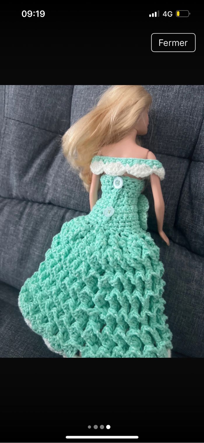 Robe Barbie en 3D - photo numéro 4